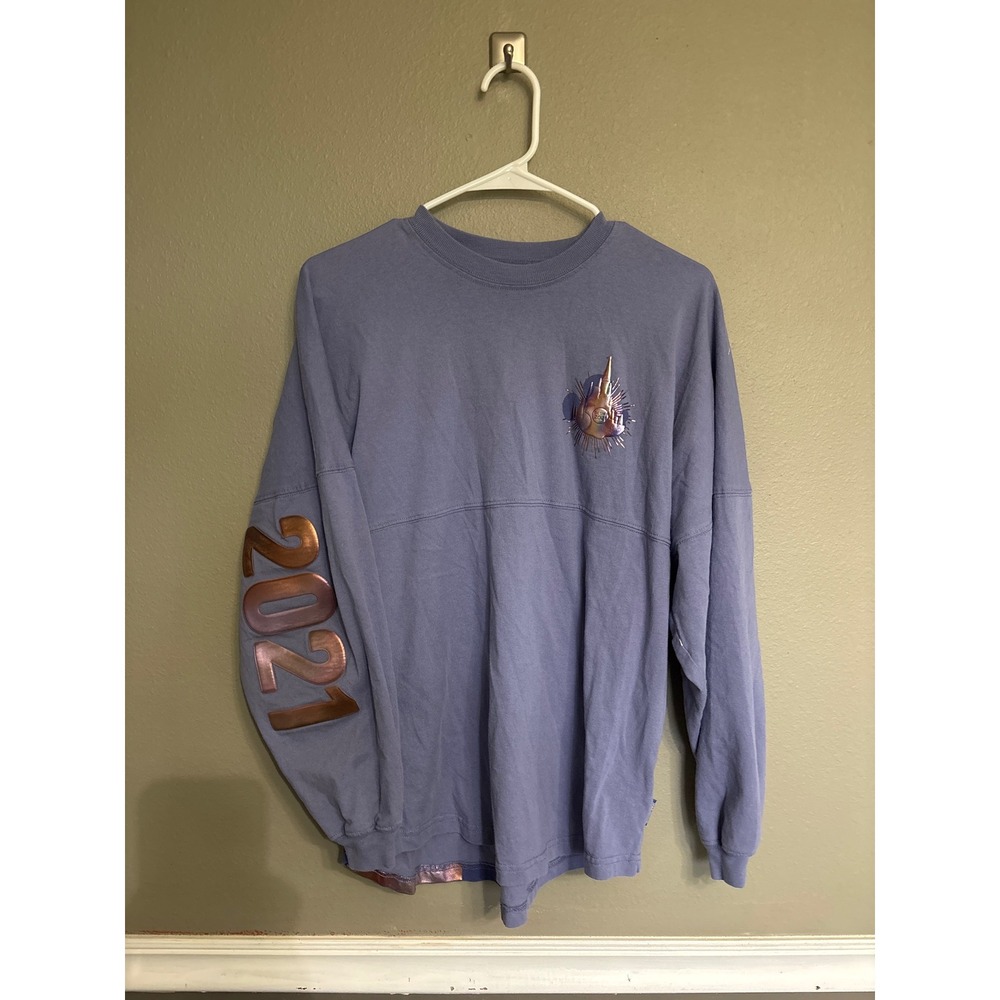 Disney Spirit Jersey Unisex Small Blue 50th Anniversary WDW Iridescent Excellent